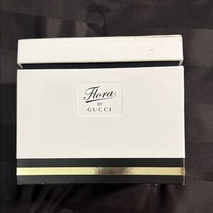 Gucci Flora White Box with Black and Gold Accents